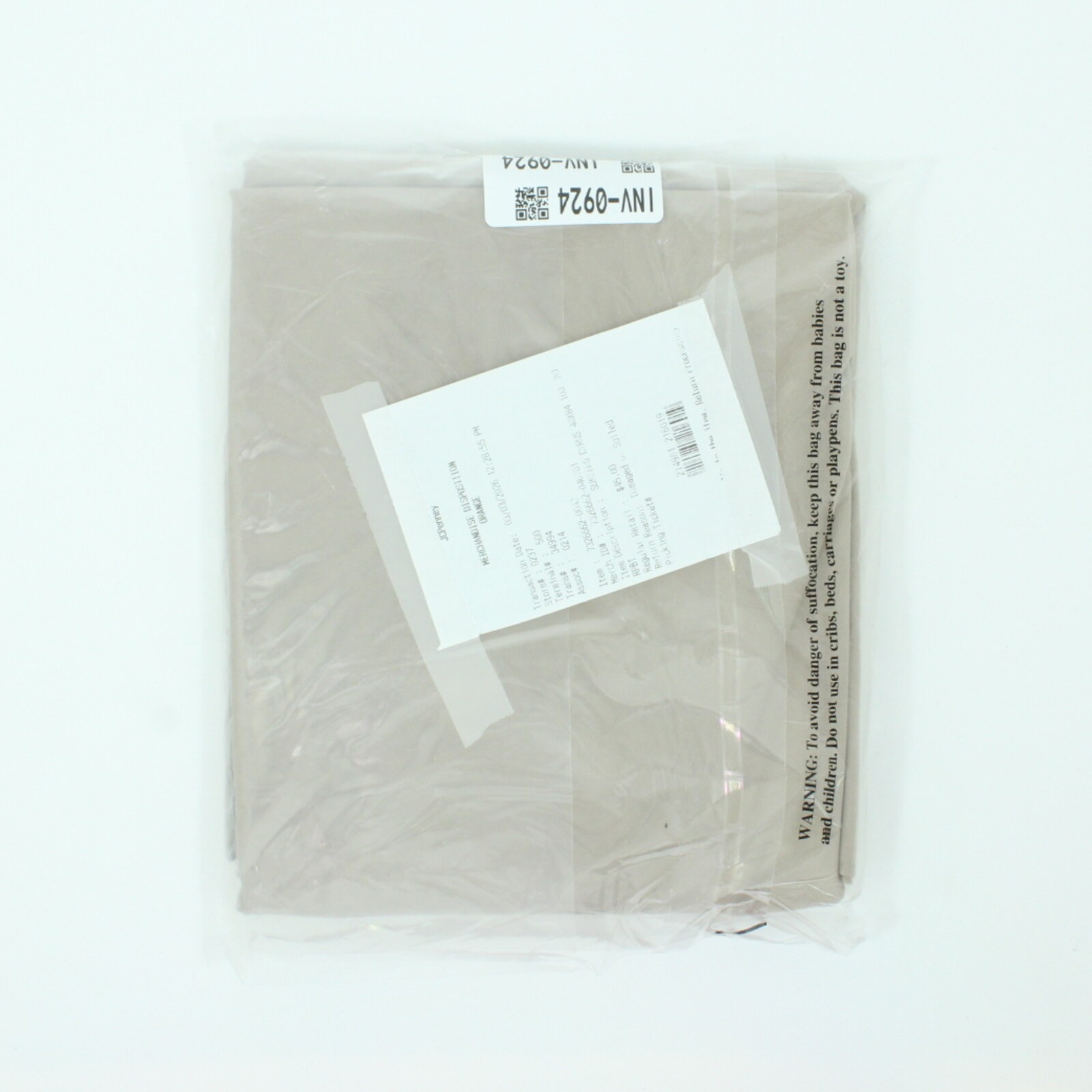 Sun Zero Cyrus Blackout Curtain Panel 40×84 Stone Rod Pocket Back Tab