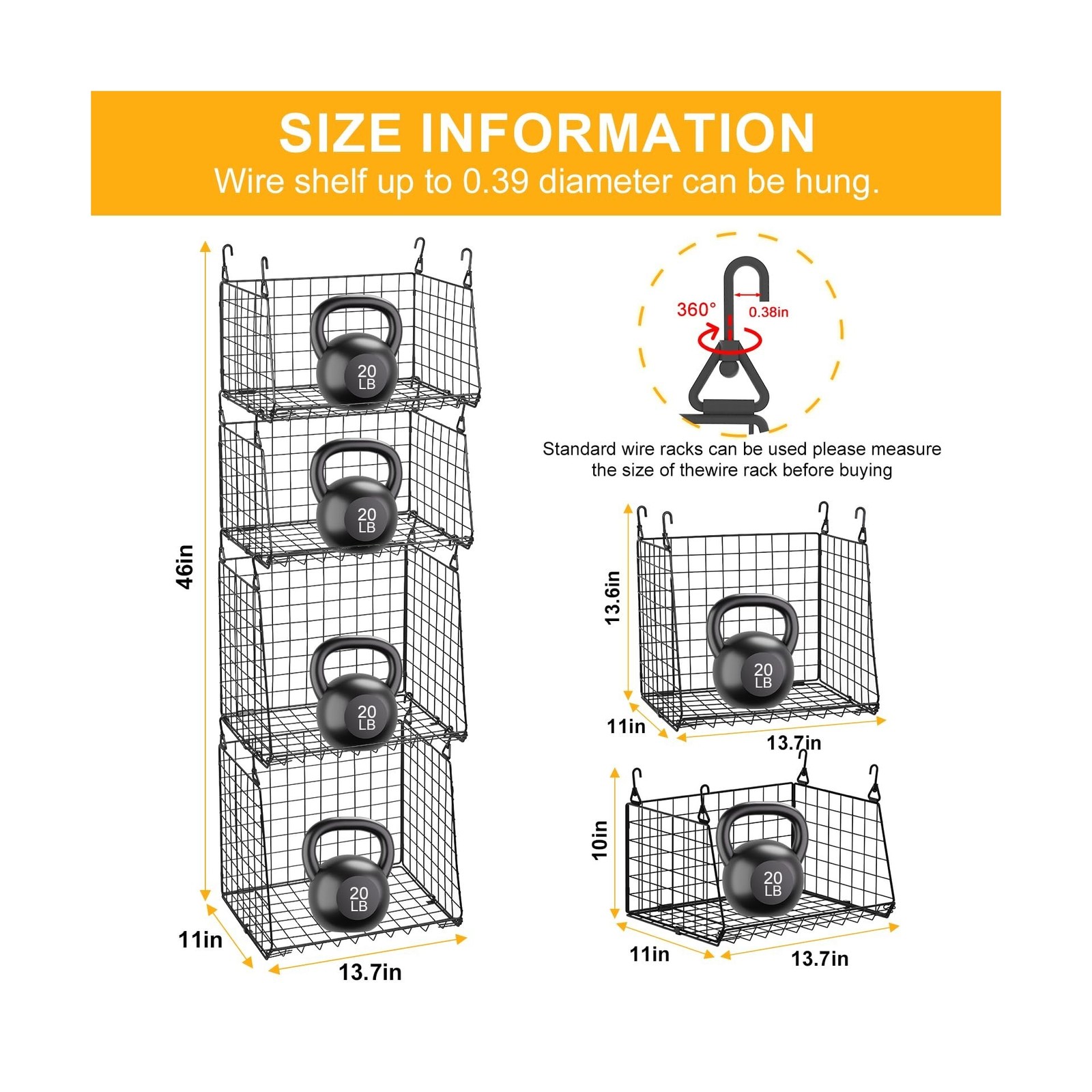 4-Pack Hanging Laundry Room Organizer：Foldable Laundry Room Organiz… Fa