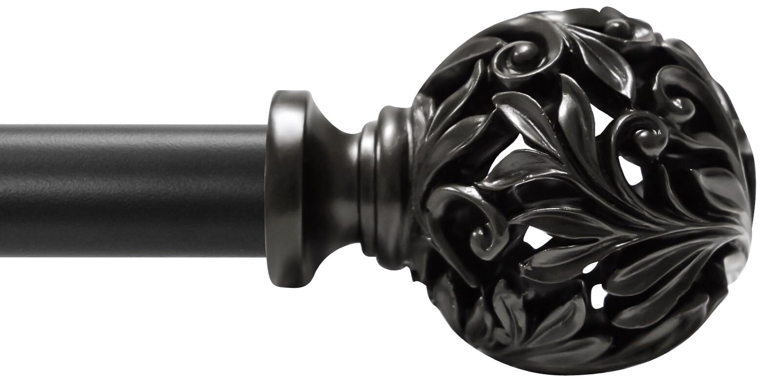 Oil Rubbed Bronze Curtain Rods 36 to 120 inches 3-10 ft 1 Inch Diameter Adjus…