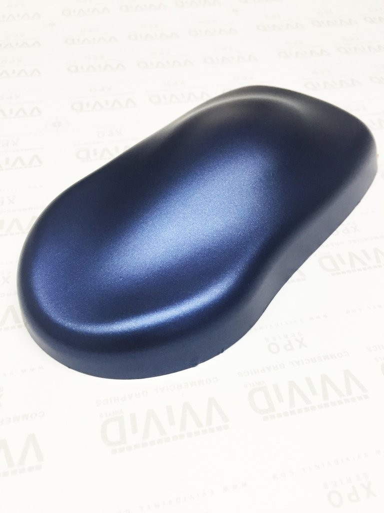 Vvivid Matte Metallic Navy Blue Ghost Vinyl Wrap Roll 25Ft X 5Ft