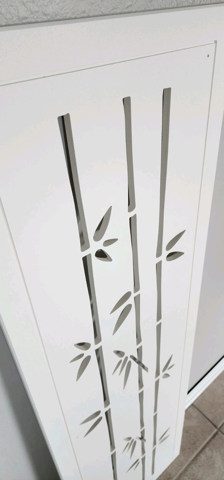 Decorative Window Shutters, Bamboo Design, Sold in Pair of 2 shutters