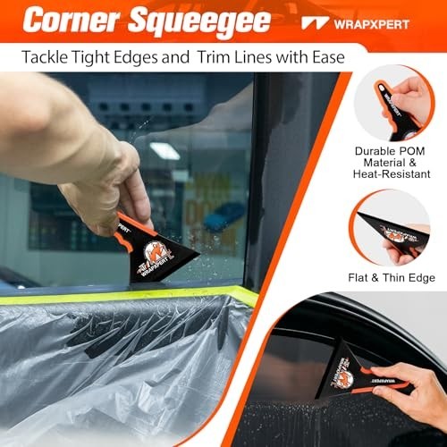 WrapXpert Window Tint Tool Kit with Heat Gun, Squeegees, Knife & Scraper