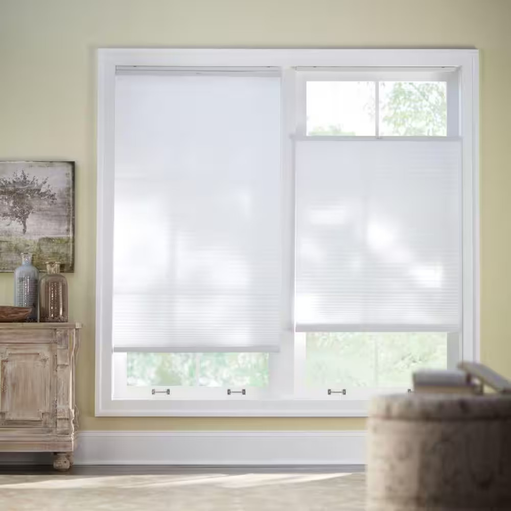 HOME DECORATORS Snow Drift Top-Down Bottom-Up Cordless Shades 32.5 W x 64 L