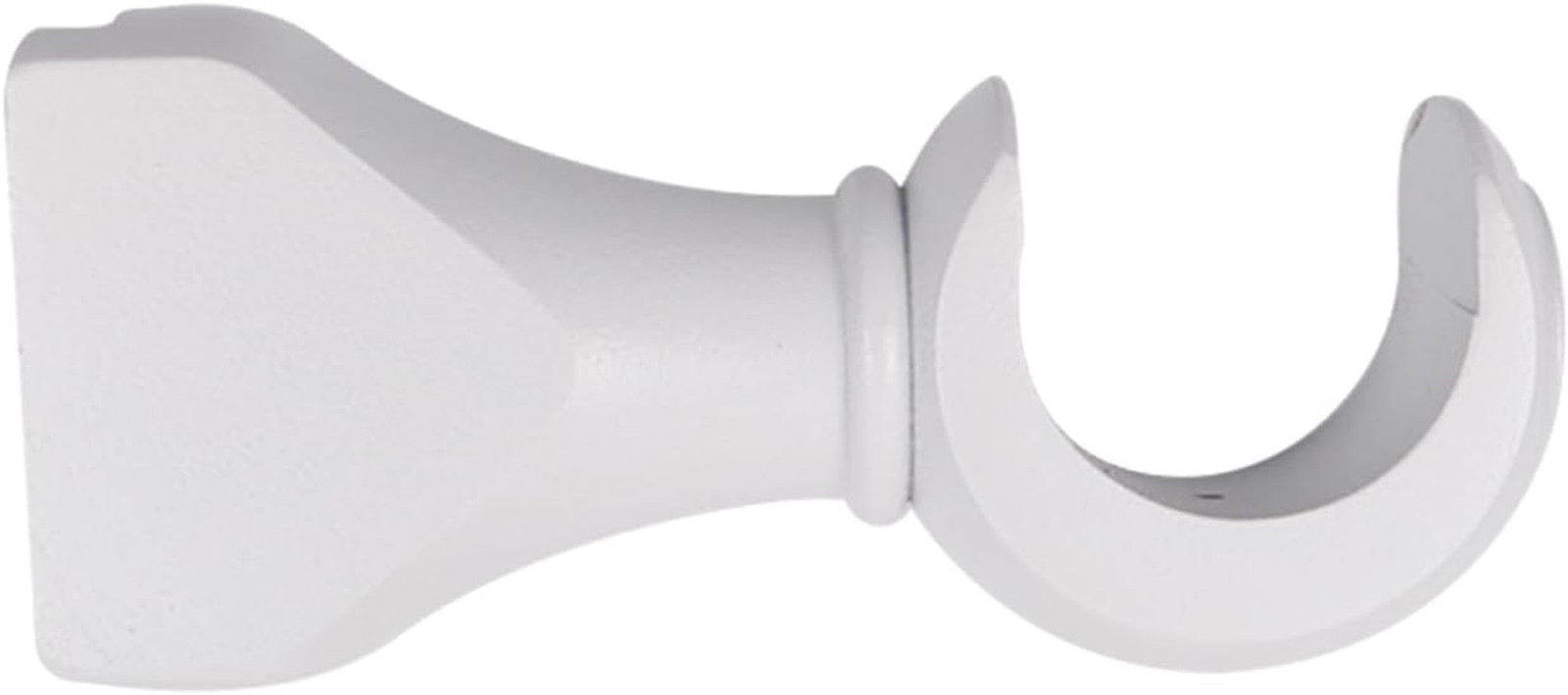 Wood Curtain Rod Brackets,White Support Bracket,Window Curtain Hooks for Curtain