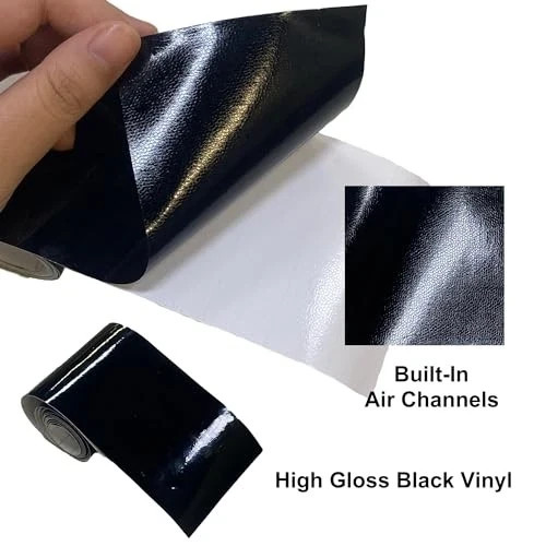 Vinyl Wrap, Cars Vinyl Film Tapes Kit for Blackout 2in x 30ft Gloss Black