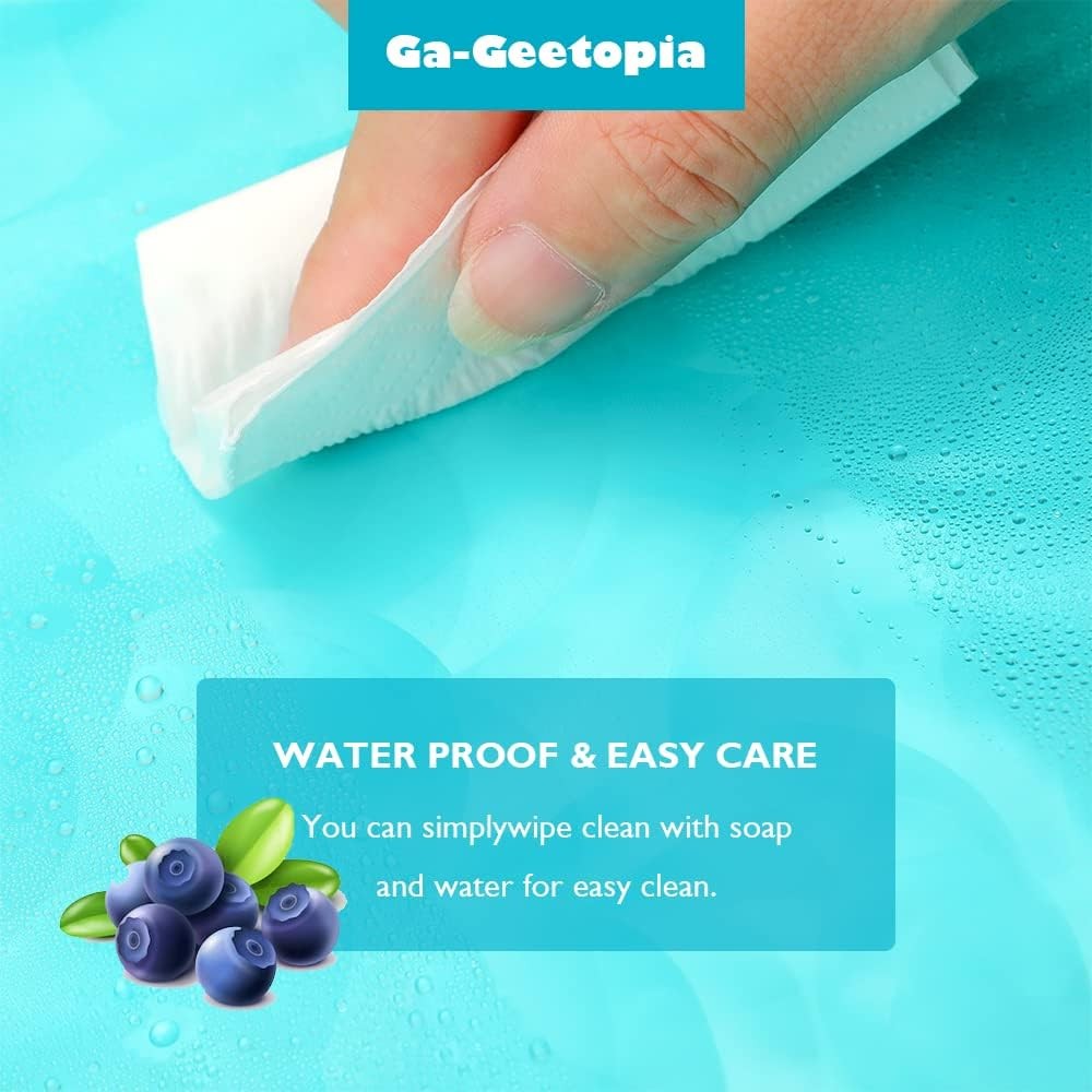 Ga-Geetopia EVA 3D Teal Pearl Water 72"W x 72"L (Pack of 1),