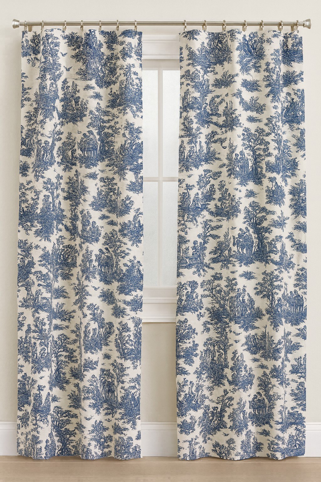 Toile Curtains French Colonial Drapery Panels Window Treatments Home Decor