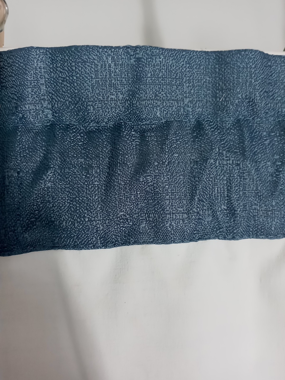 Unbranded Gray/Blue Room Darkening Curtains 2 Panels RN#105021 Rod Pocket 13
