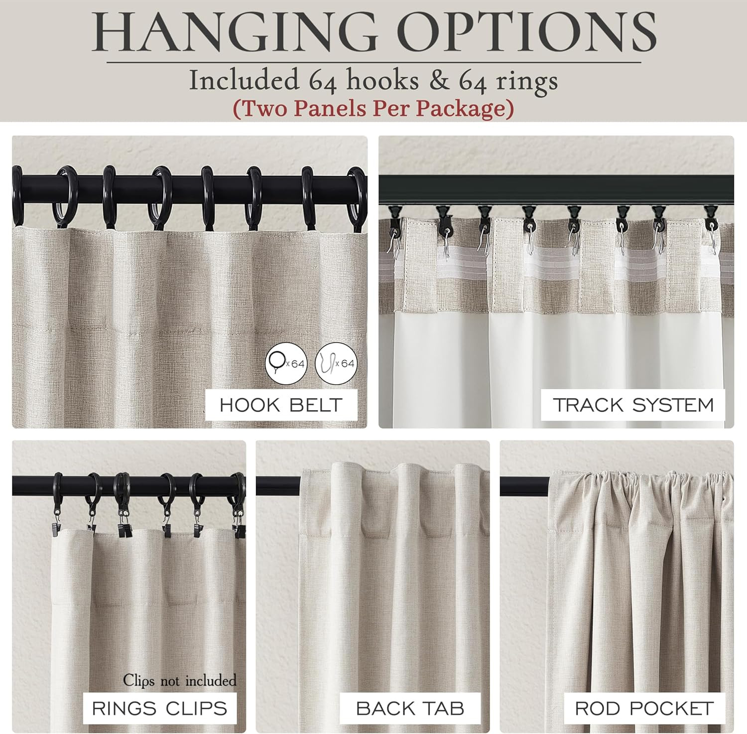 Extra Wide 70 Inch Length Blackout Curtains & Drapes 108 Inches Long 2 Panels Se