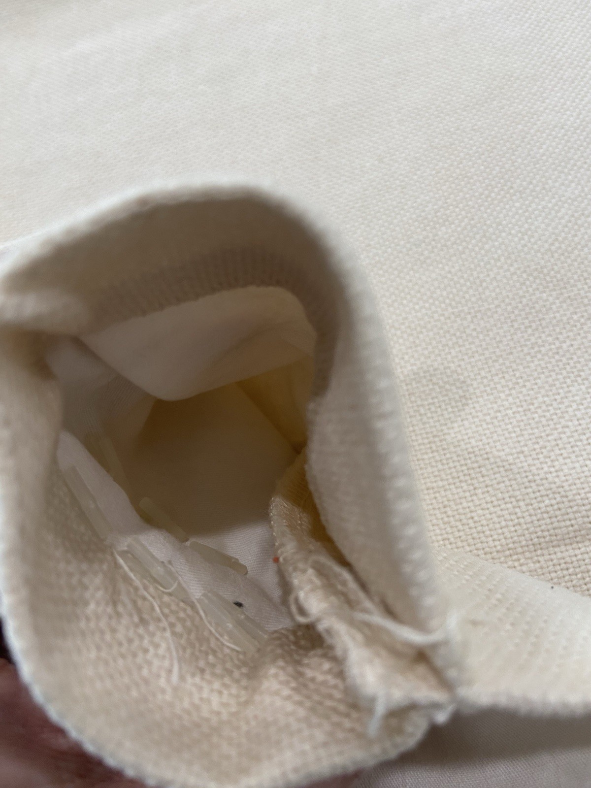 NEW Pottery Barn Contrast Band Drape Panels (2) 50 x 84 Pole Top Linen Cotton