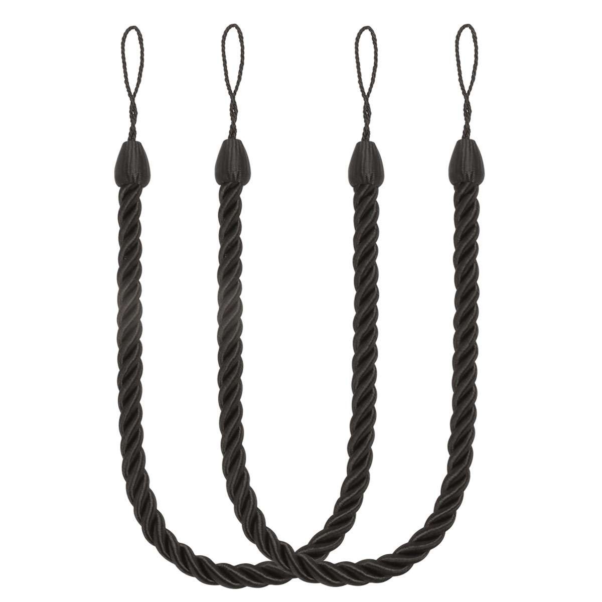 2/4X Curtain Rope Tie Backs Window Tieback Bandage Holdbacks Home Decor Handmade
