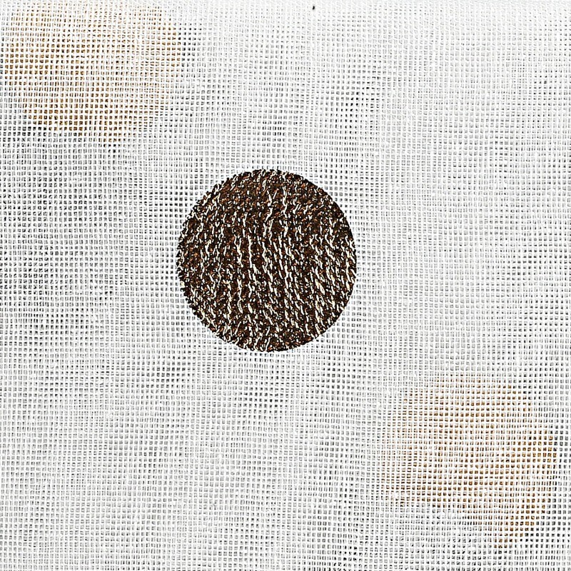 Your Zone Gold Metallic Dot Single Curtain Panel, 50″ W x 84″L