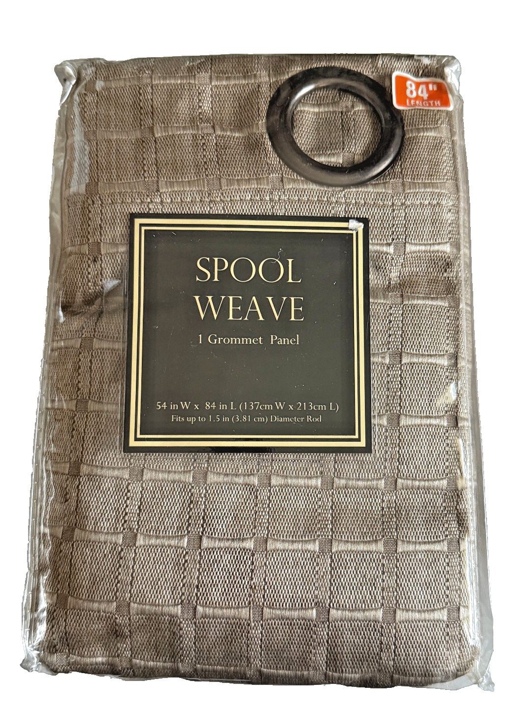 Spool Weave Grommet Curtains Drapes Panel Pair 54×84 Each Linen Bed Bath Beyond