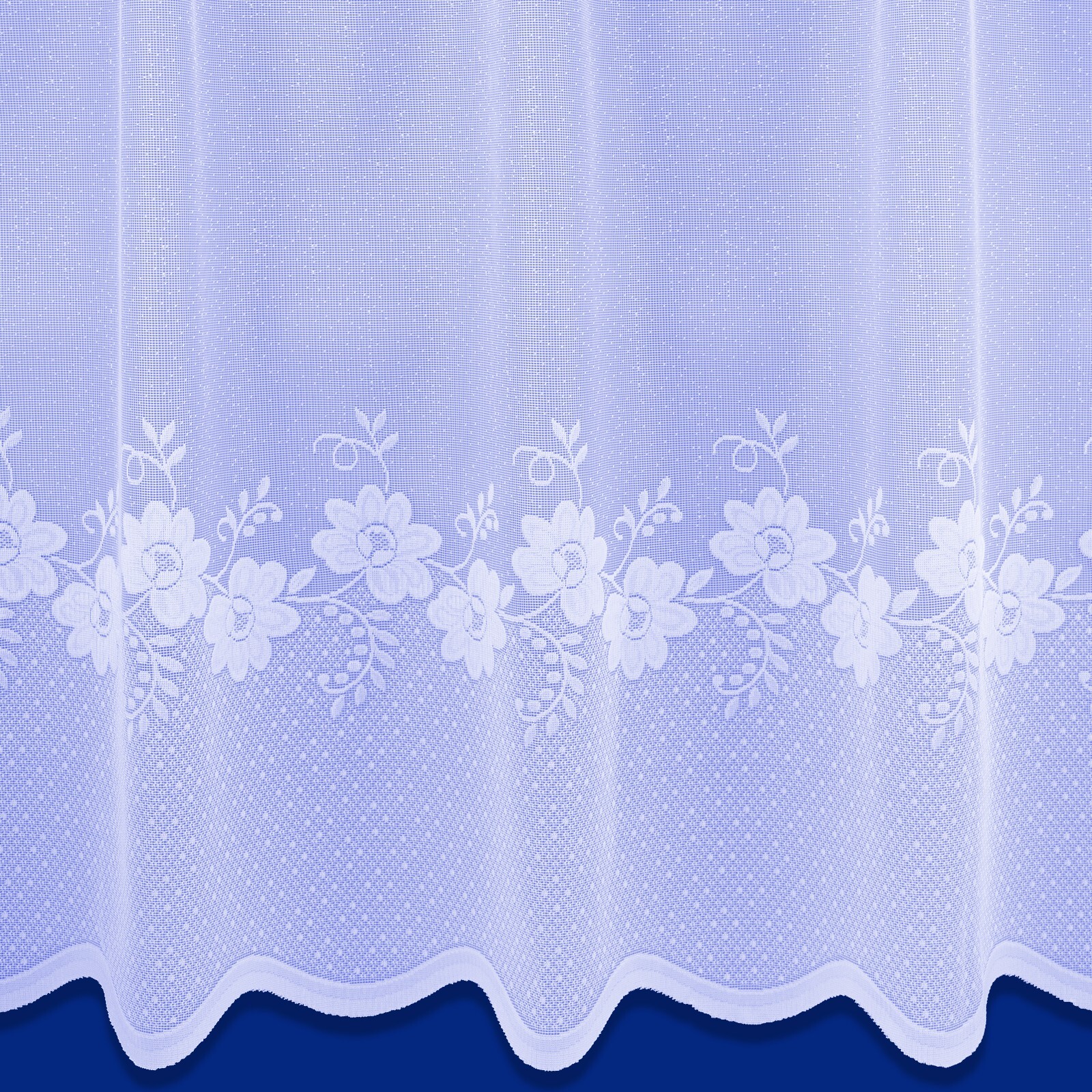 Net Window Net Curtains White Lace Slot Top Heading – Sold By The Metre