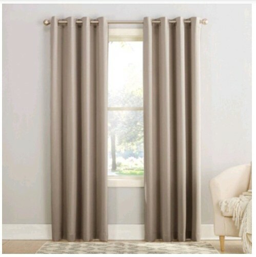 (1) Lichtenberg Grommet Curtain Panel 54″ x 95″ Stone Gray