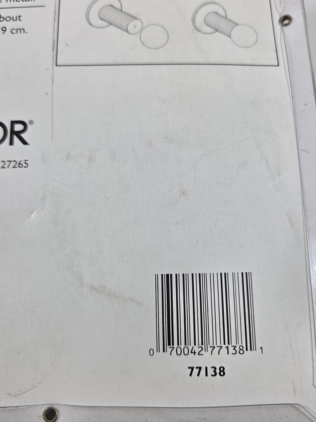 NOS New Levolor Holdbacks Warm Oak 77138 1 1/8″ Finials