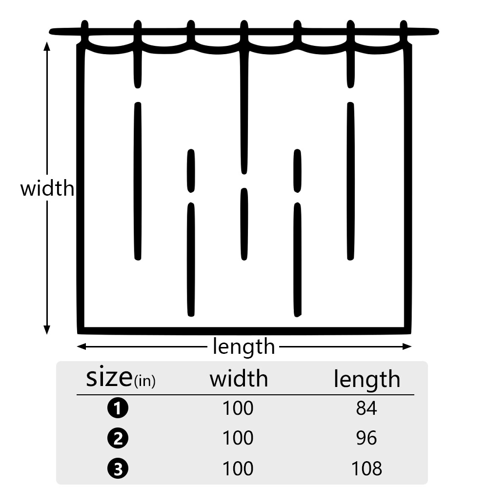 1x 2x Extra Wide Waterproof Outdoor Curtains for Patio Gazebo Blackout Drapes