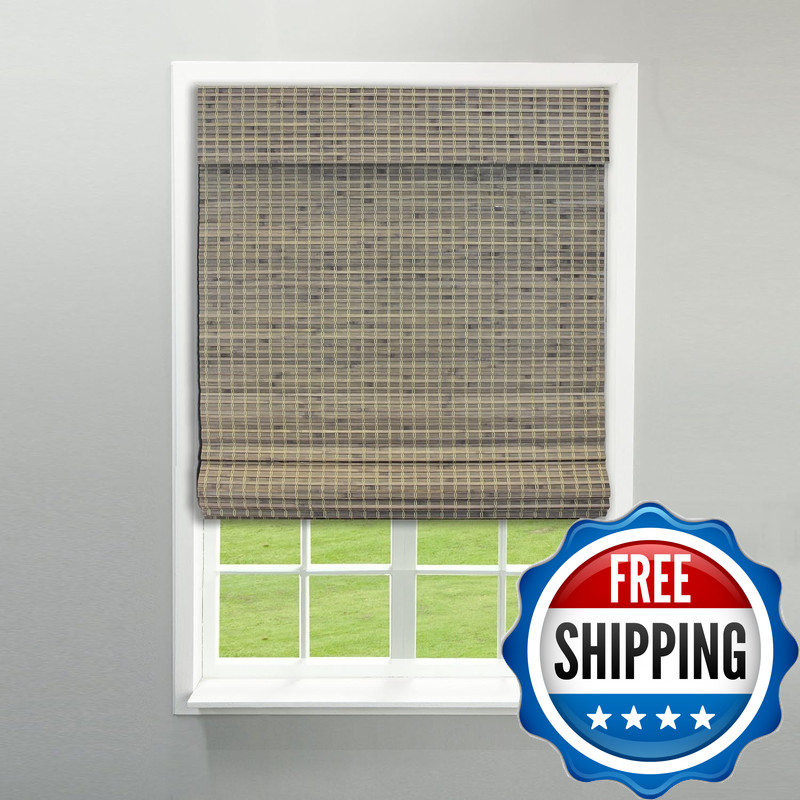 Radiance Cordless Bamboo Blinds – Flatstick Bamboo Roman Shades For Interior