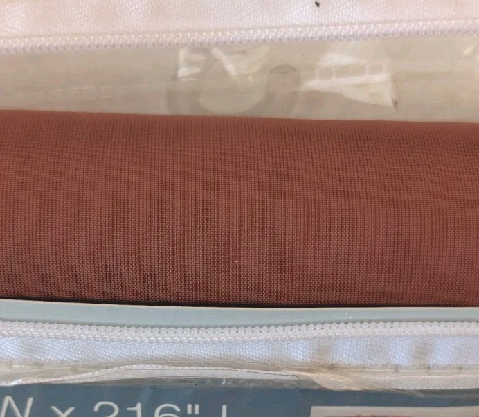 ESSENTIAL HOME VOILE SHEER SPICE COLOR WINDOW SCARF 59 x 216 New