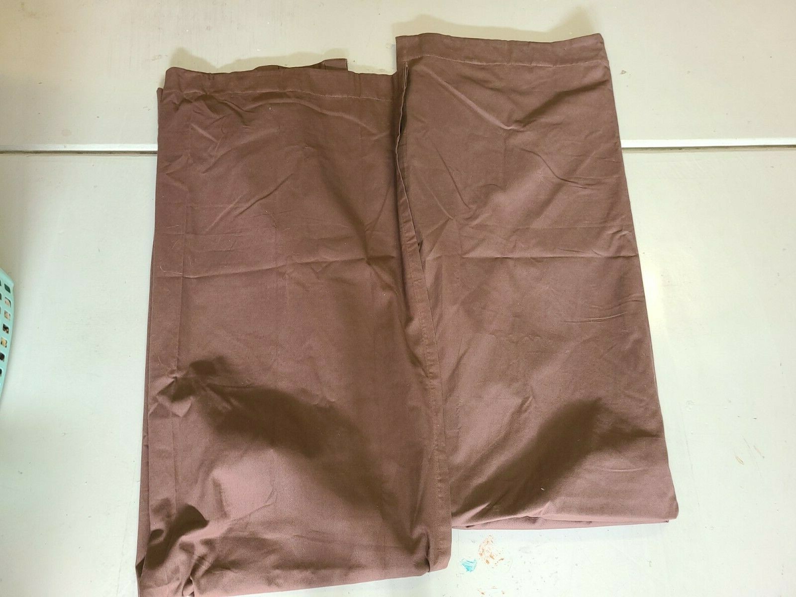 Pottery Barn Kids “Brown Twill” Lined Drape Panels 44″ X 96″ – 2 Panels