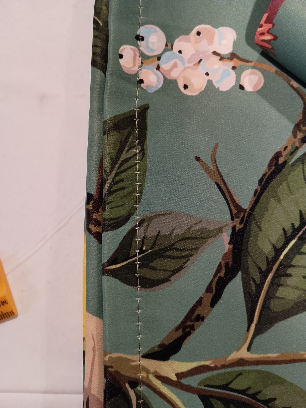 Topfinel Curtains (2 Panels) 84″x52″ Each Panel Sage Green – Lemons/Hummingbirds