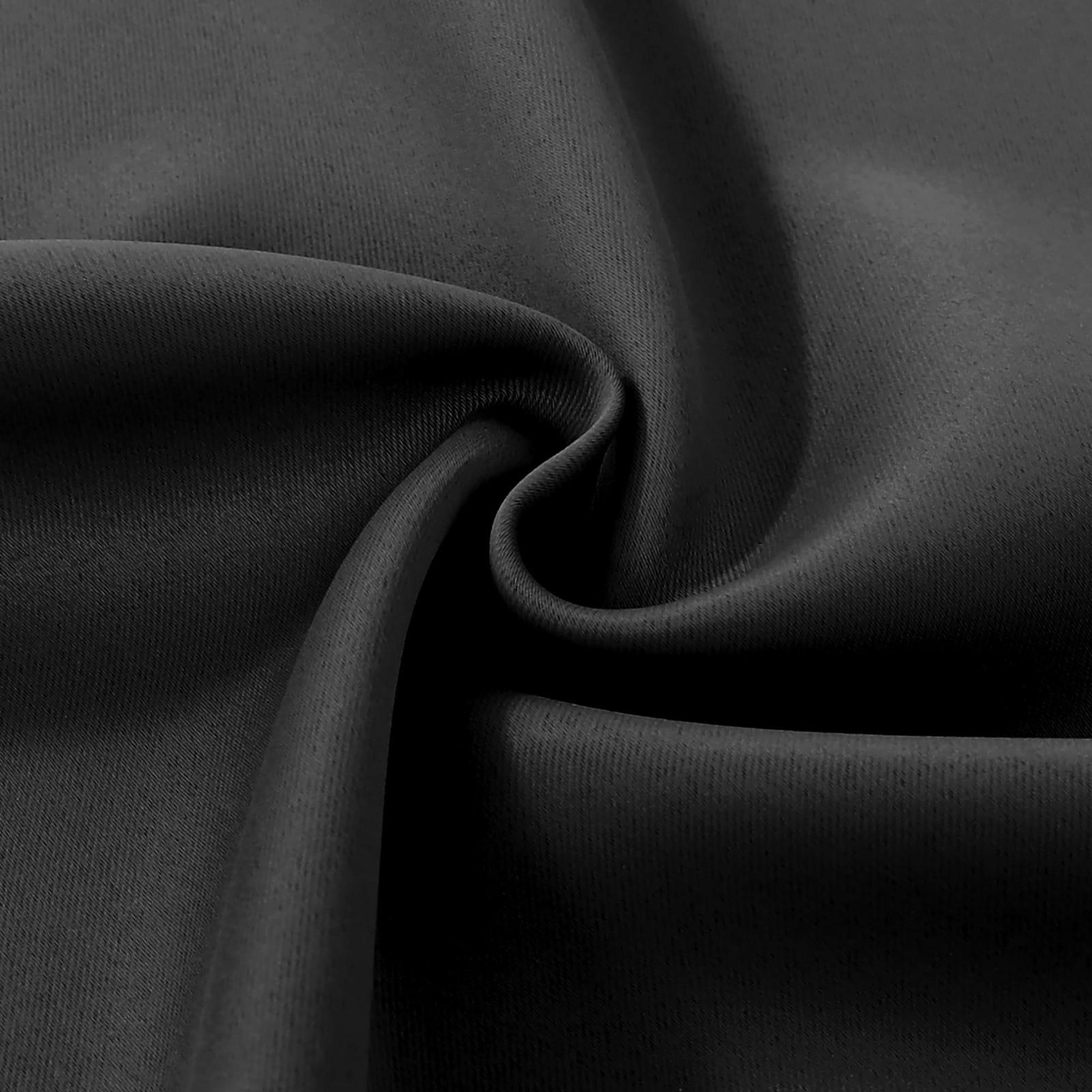 Small Window Curtains Single Panel, Pinch Pleated 36 Inch Blackout Thermal Sh