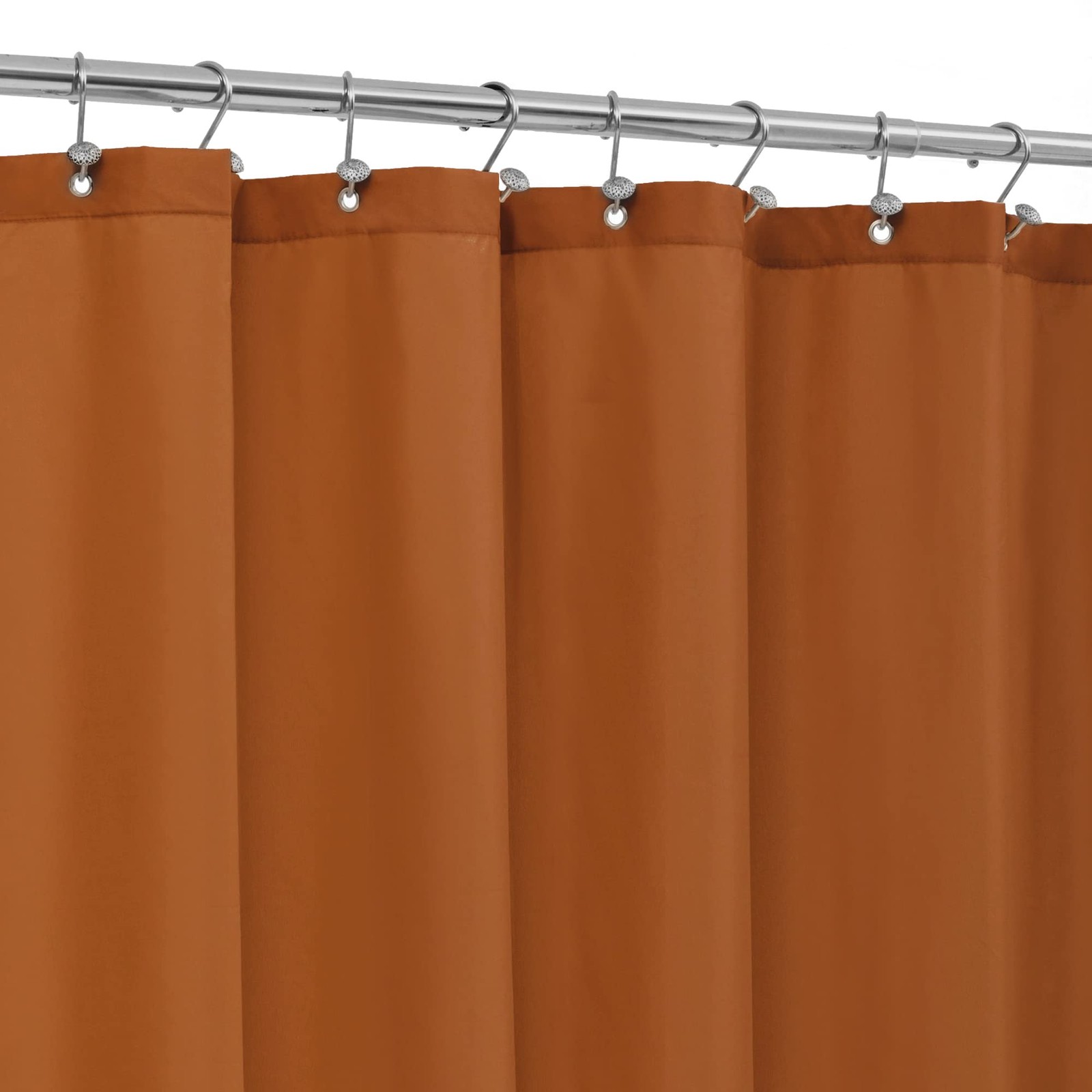 ALYVIA SPRING Burnt Orange Fabric 72″W x 72″L (Pack of 1),