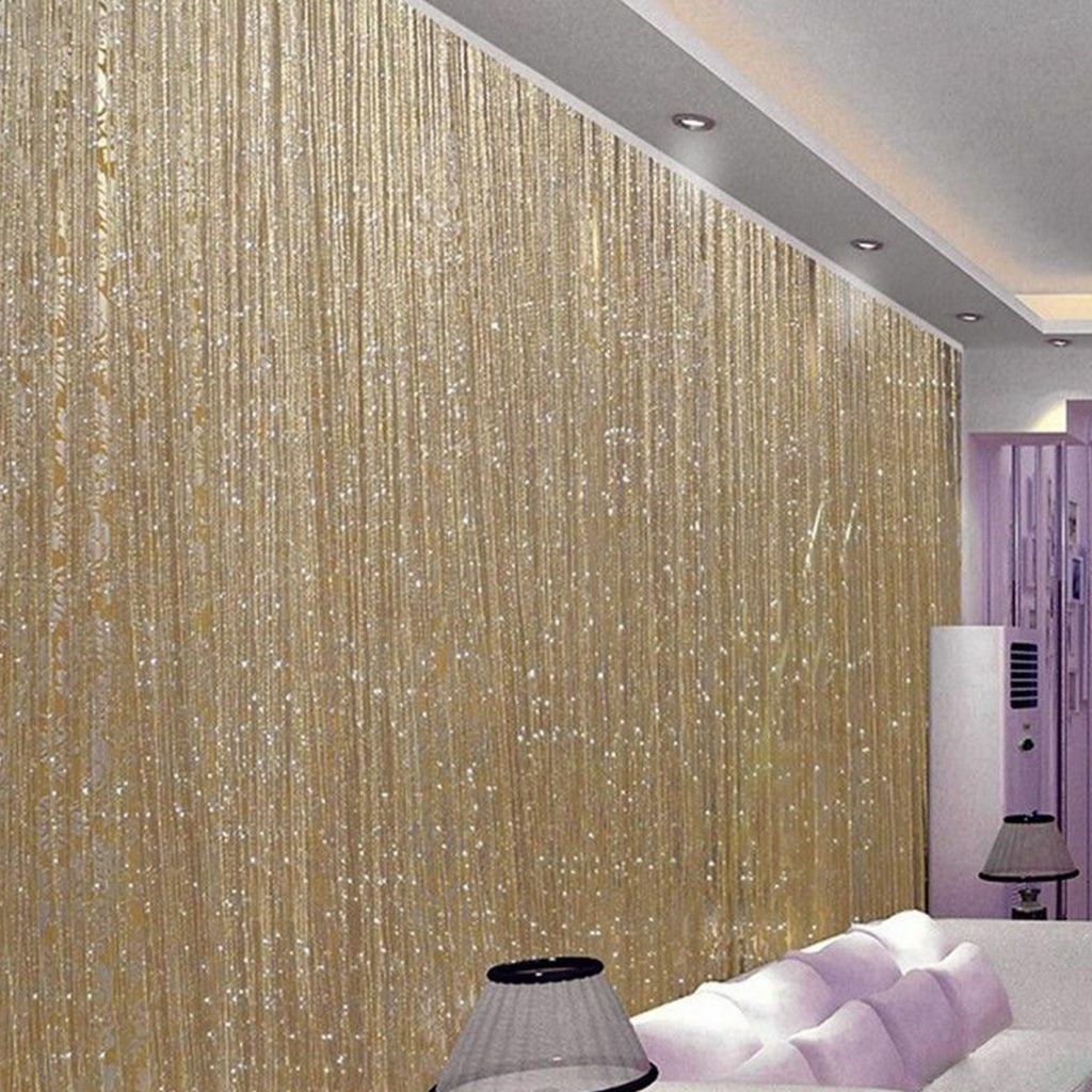 1/2PCS String Door Curtain Beads Room Divider Fringe Beaded Tassel Crystal Panel