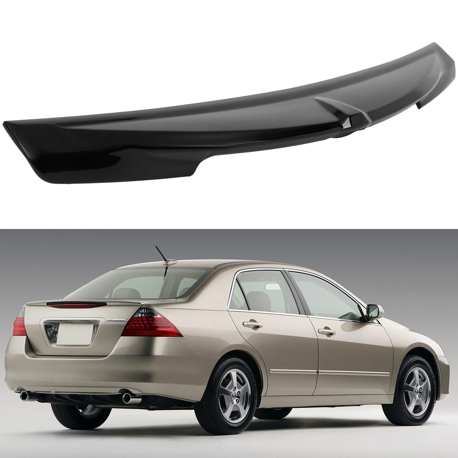 ABS Rear Trunk Spoiler Wing Fit for Honda