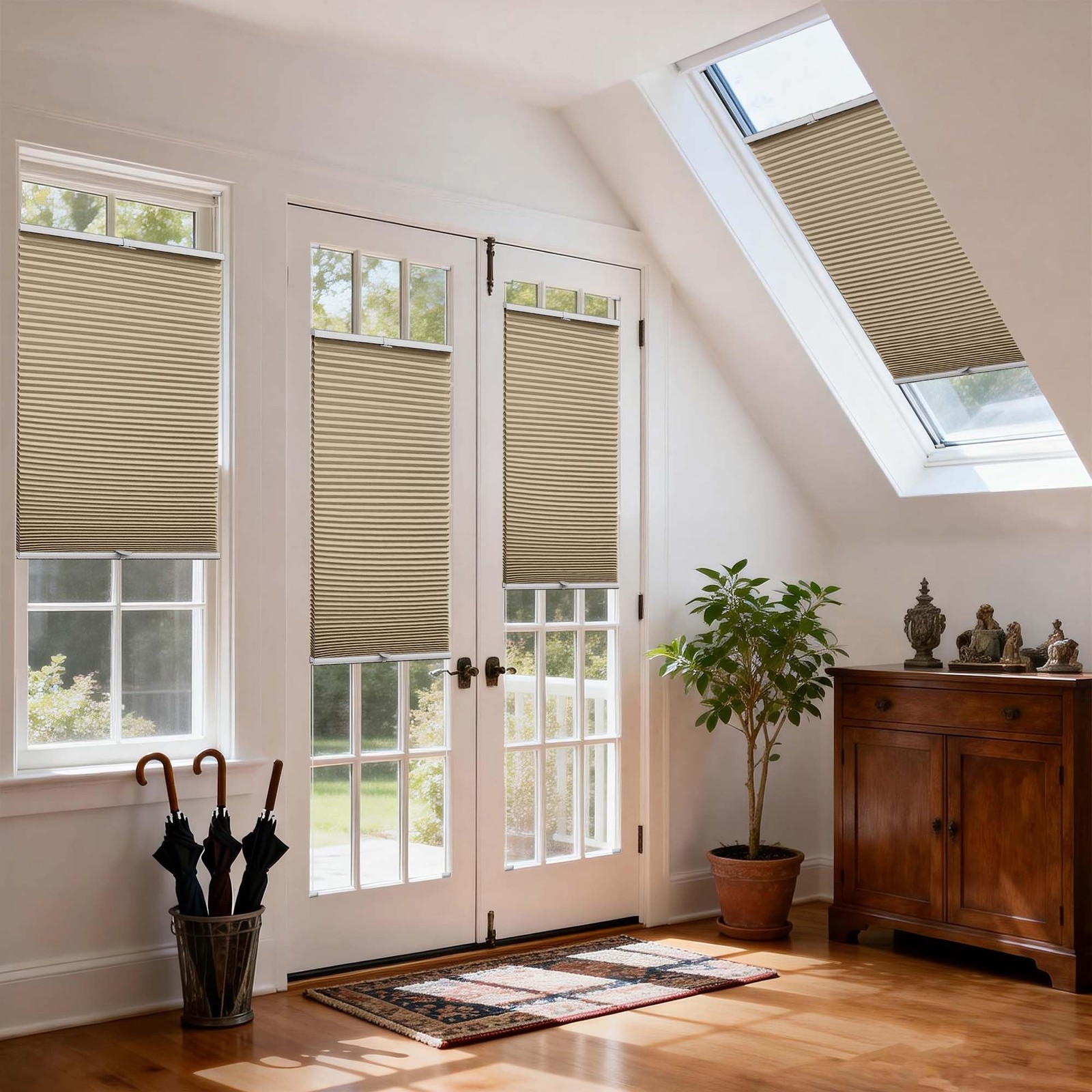 Flamax Tensioned Top Down Bottom Up Cellular Shades For Indoor Windowblackout