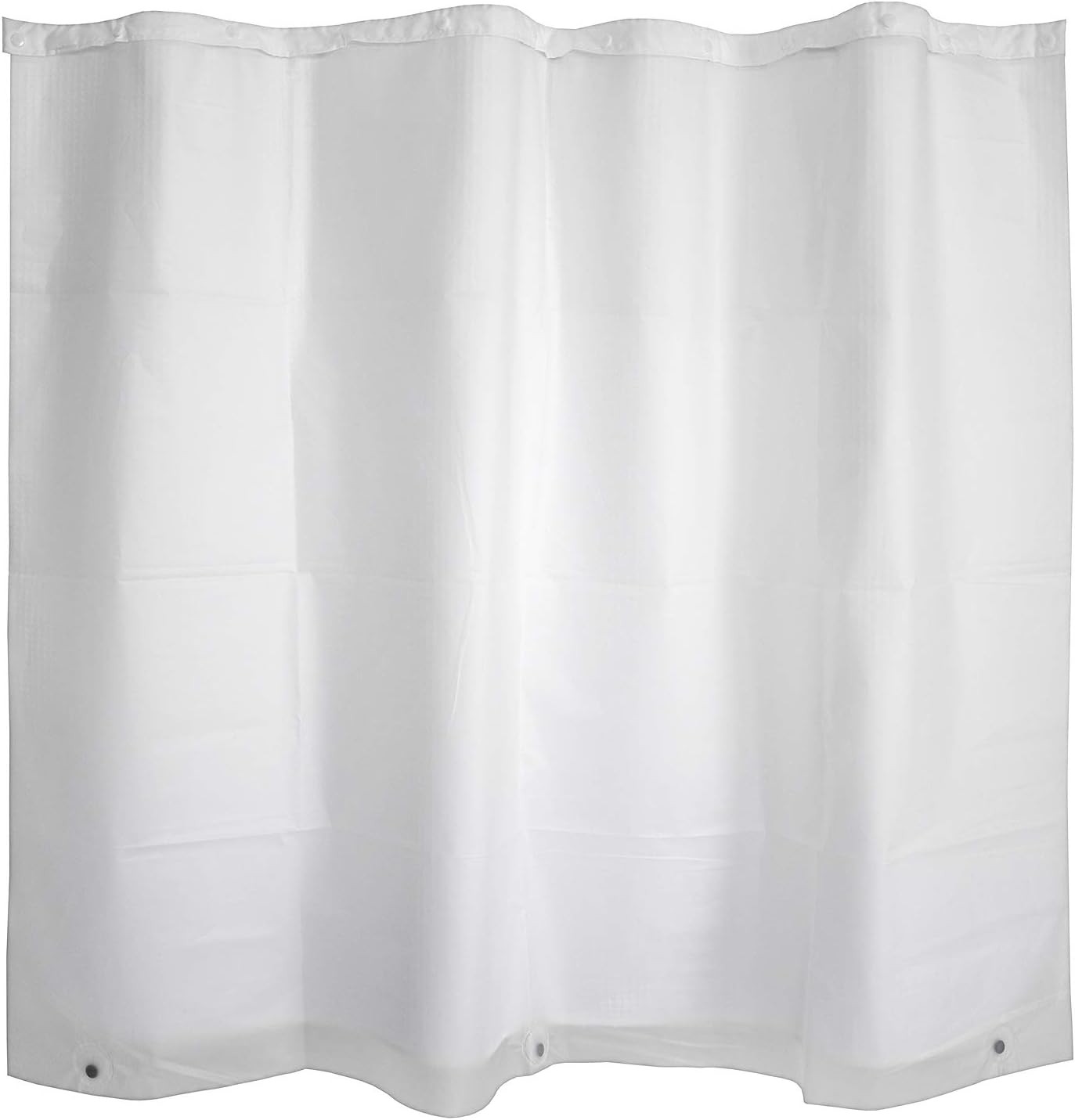 River Dream Plastic(PEVA) Snap in Shower 71″W x 74″L (Pack of 1), White