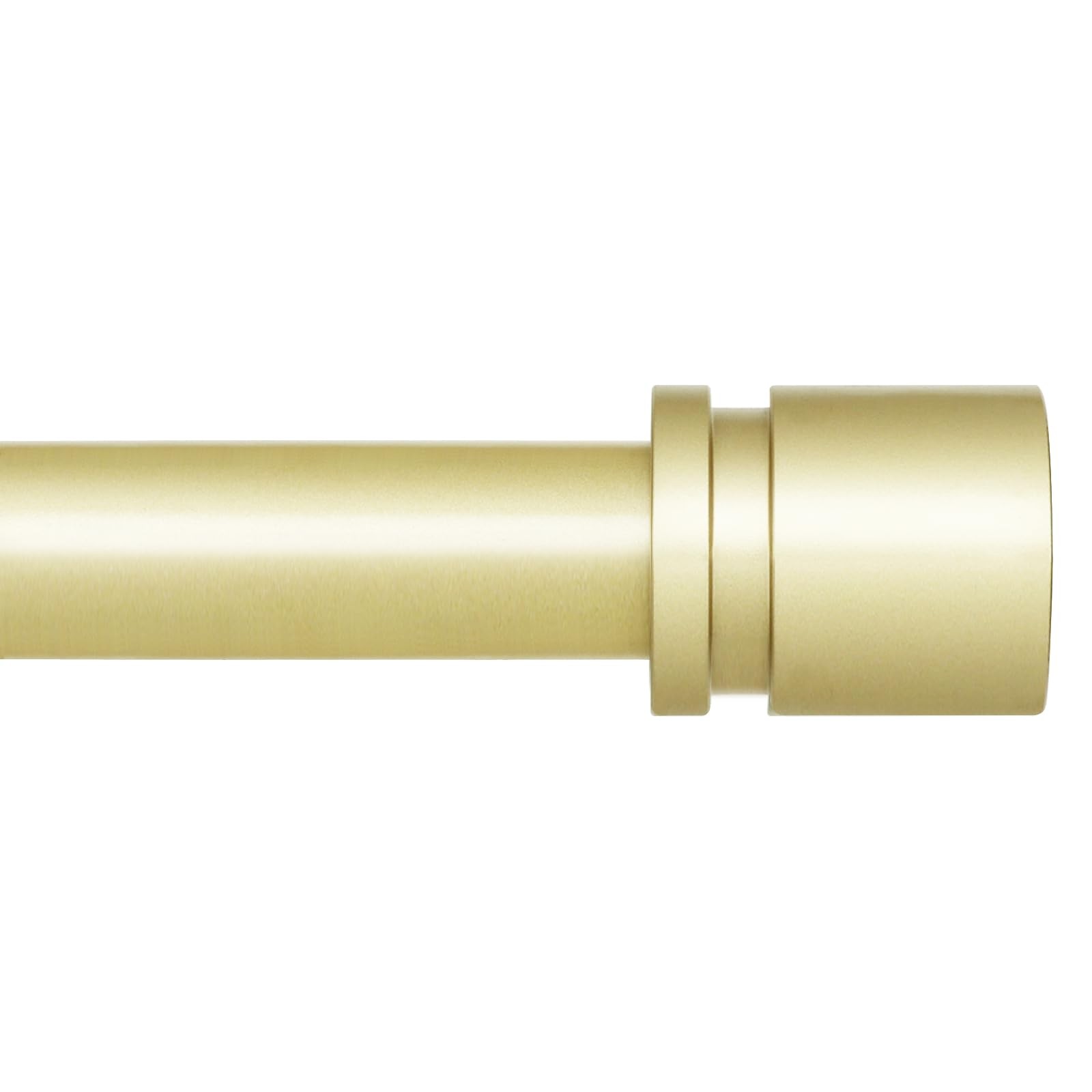 Byondeth Curtain Rods for Windows 16 to 240 Inches 16″ 240″, Warm Gold