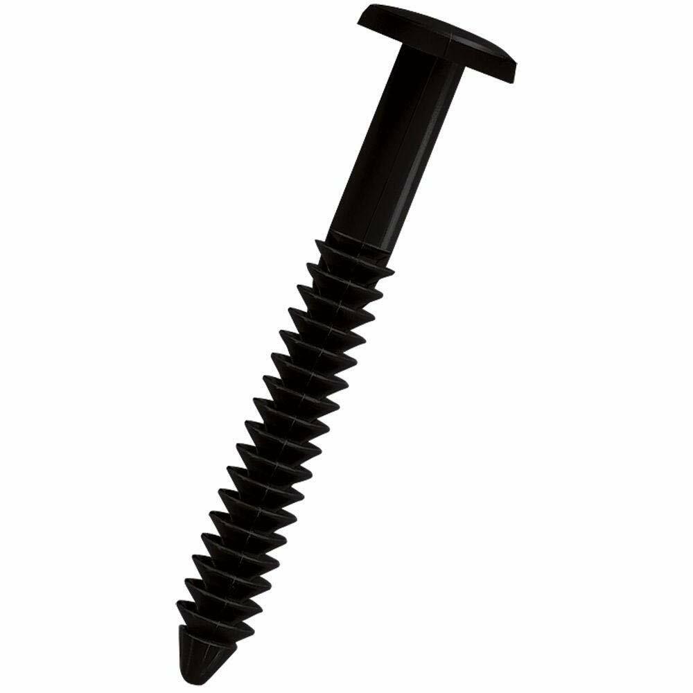 Black 85 Pack Window Shutters Panel Peg Loks 3″ Shutter Fasteners Spikes Bulk