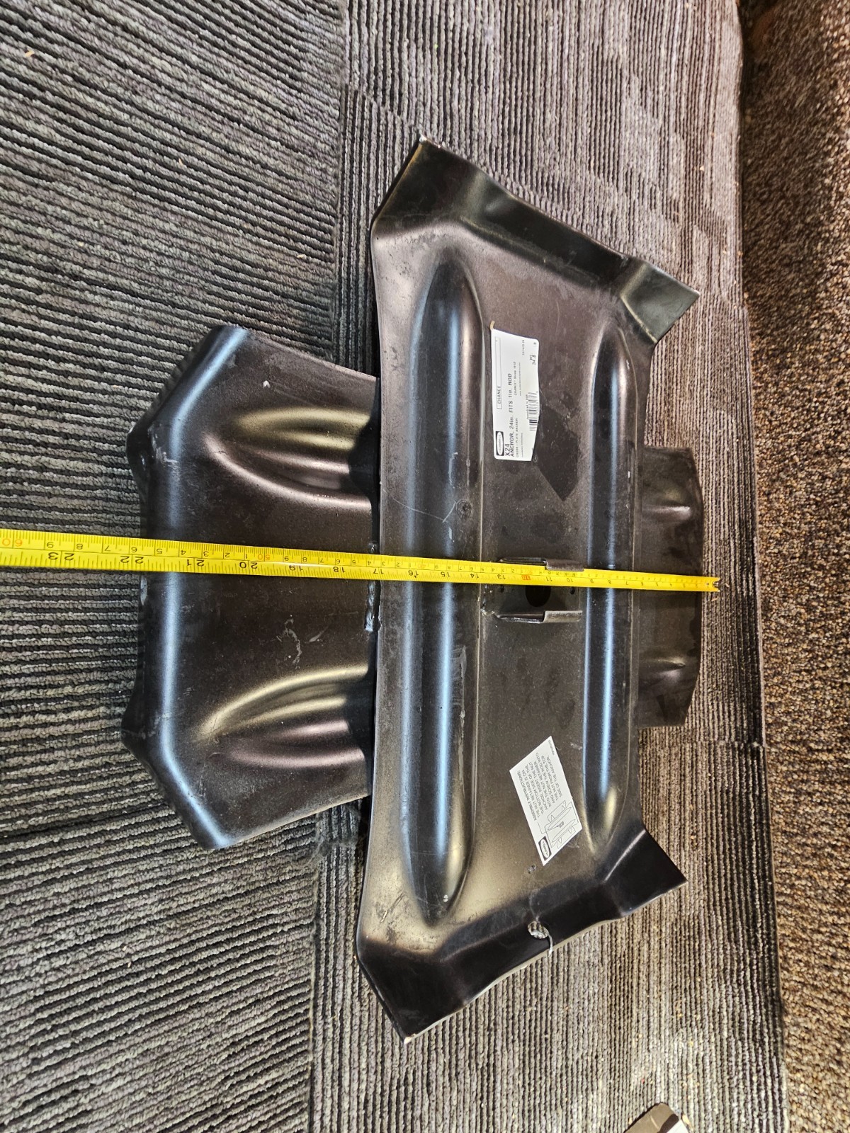 Hubbell X24 Earth Tension Anchor Cross-Plate, 24in painted fits 1in rod