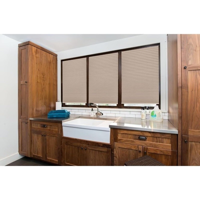 Cordless Pleated Shade Easy Install Energy Efficient Light Control No Tools New