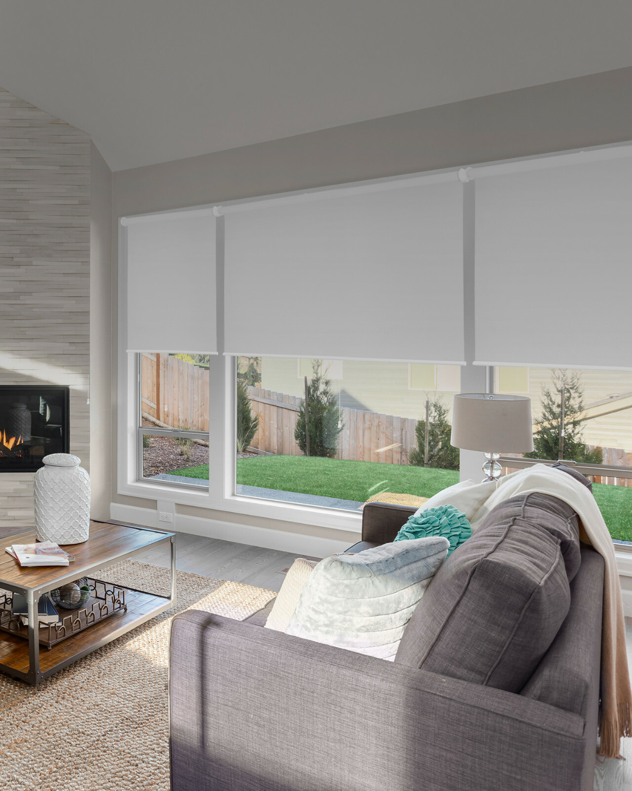 CHICOLOGY Room Darkening Snap-N’-Glide Cordless Roller Shades 31×72 31W X 72H in