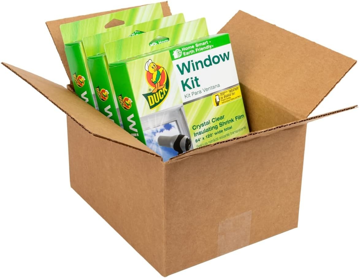 Window Insulation Kit – Extra Large 84×120 in, 3-Pack for Energy Savings