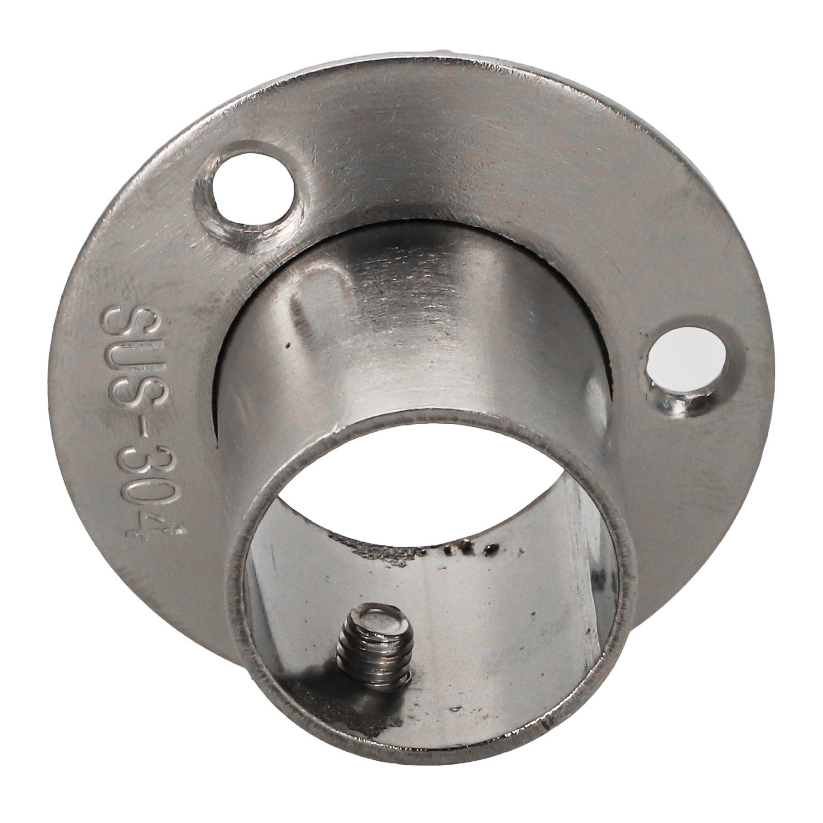 Wall Flange Anchor for Round Tube Locking with Stainless Steel Construction