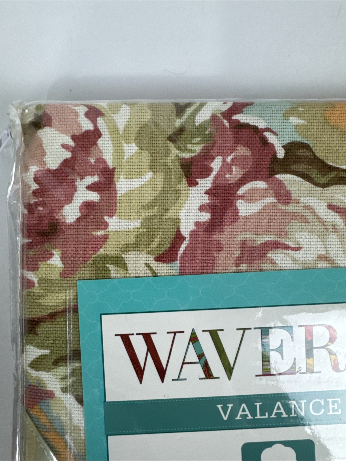 Waverly Jacqueline Valance 60×18 Spring Bling Vapor NEW Cotton floral cottage