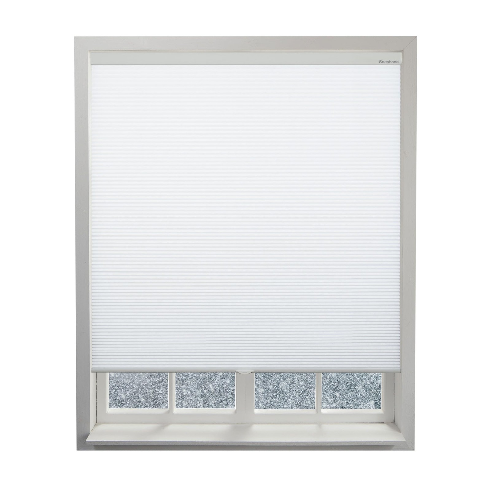 Cellular Shades Cordless Top Down Bottom Up Honeycomb Blinds, Blackout Window