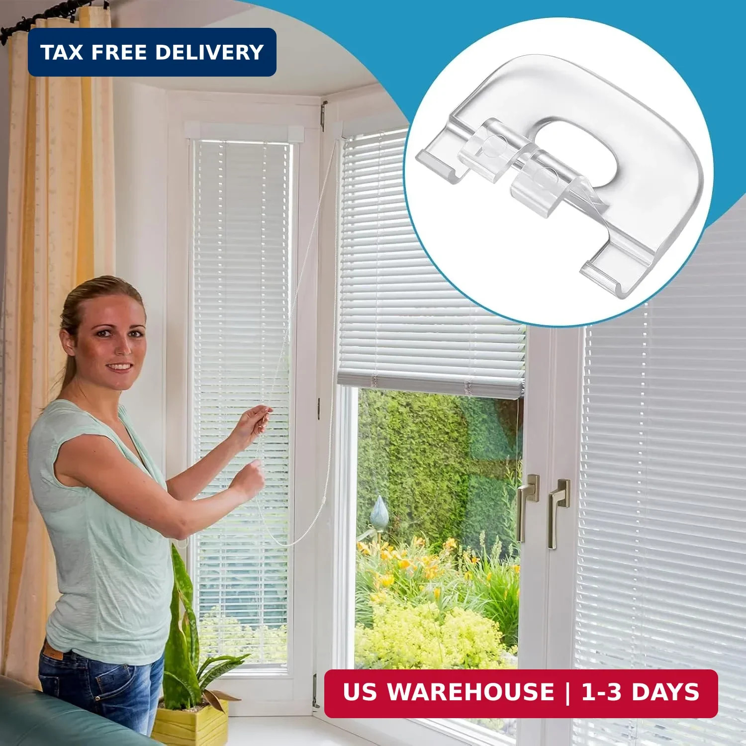 10 Pcs Shade Pulls Cordless Honeycomb Shade Lift Handles for Cordless Blind Cell