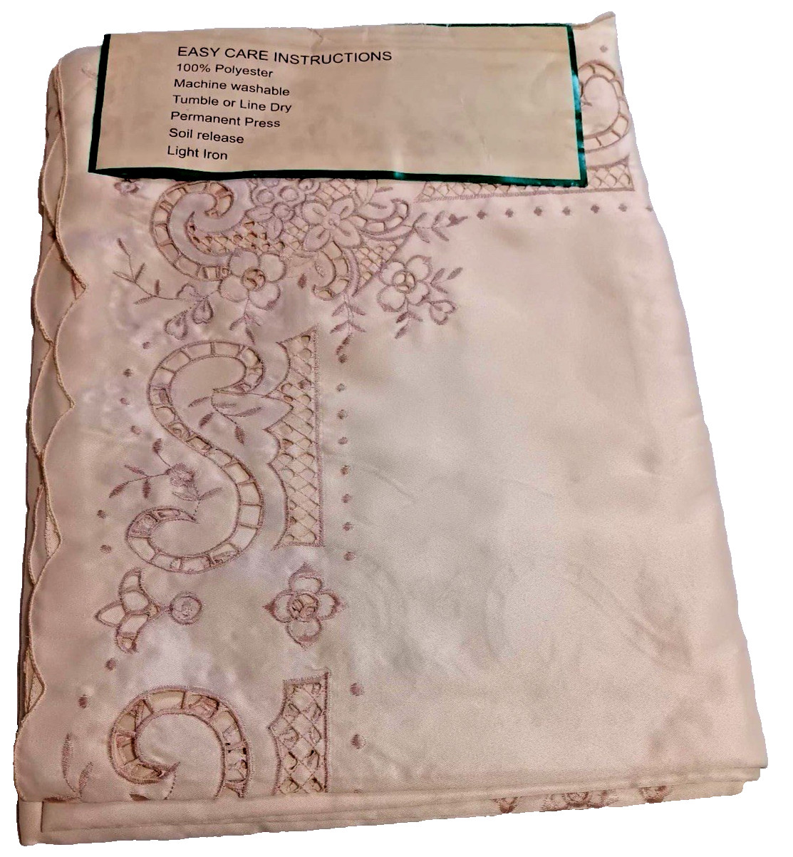 white house collection fine embroidered table clothe kitchen curtain