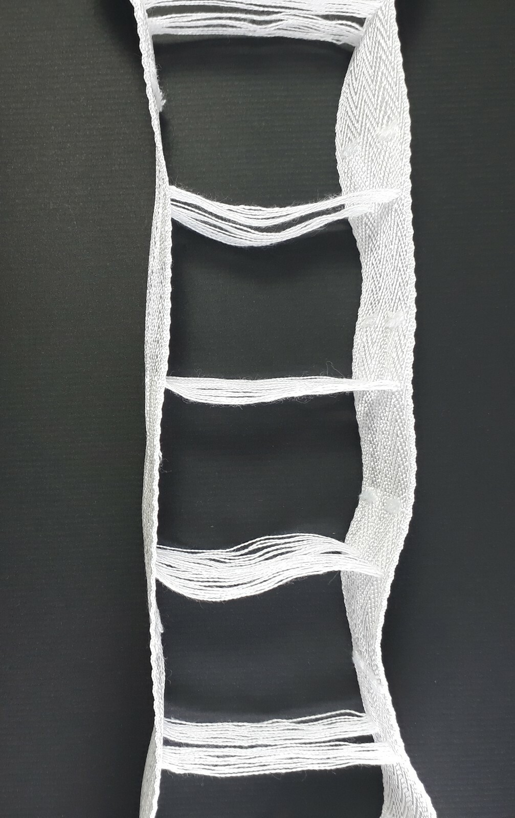 White Venetian Blind Cloth Ladder Tape/Laddering Tape for 2” Blinds 38x44x54 mm