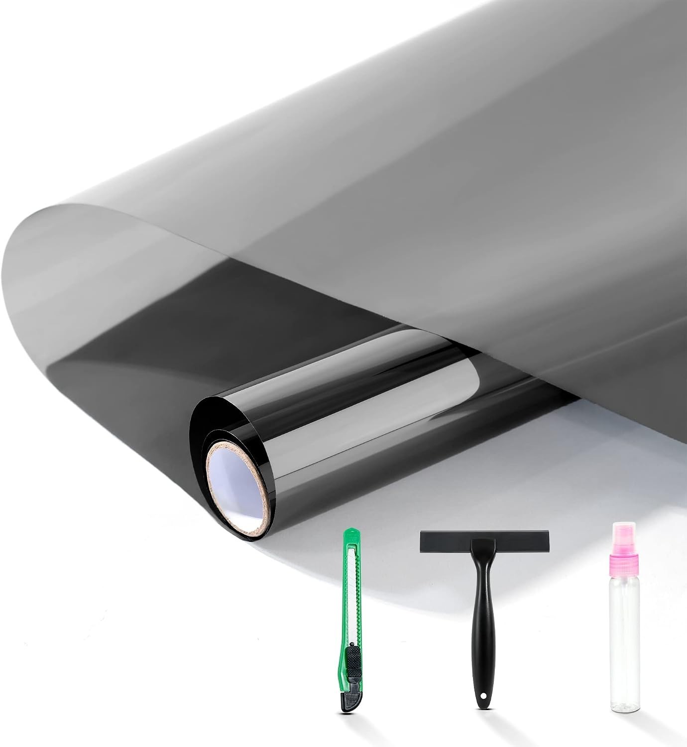 PET Window Tint – Explosion-Proof Privacy Film with Installation Tools Included