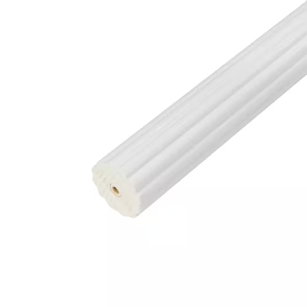 Mix and Match 6 Ft. (2-Pieces 3 Ft.) 1-3/8 In. Non-Telescoping Single Curtain Ro