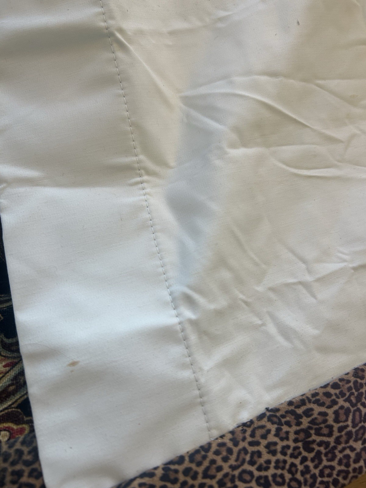 Custom Heavy DRAPES Paisley Jacquard Weighted Lined 21×88” Leopard Dark 2 Panels