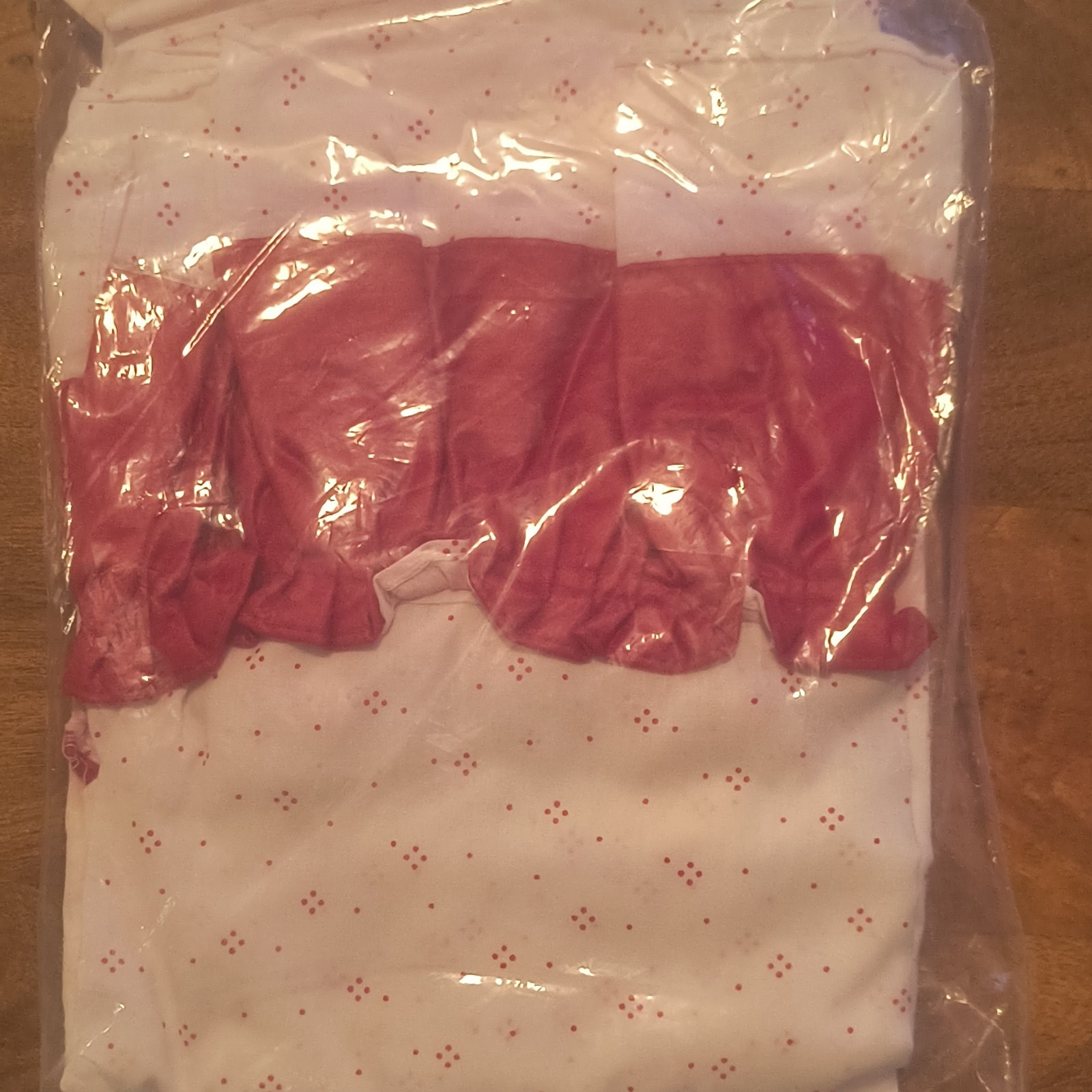 vintage 1980’sSavannah Double Ruffle Priscilla Privacy Tiers Rod Pocket 58×36