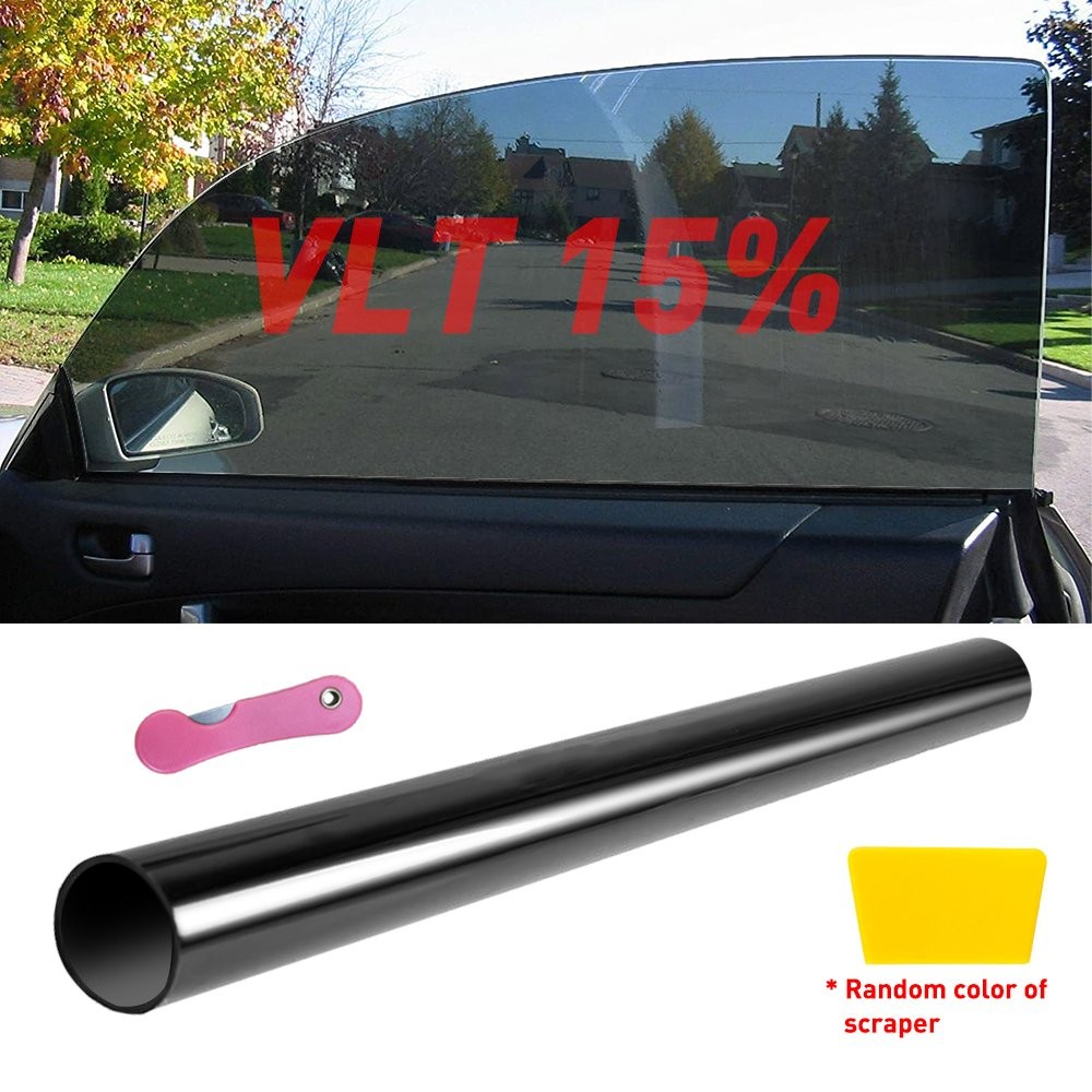 50CM*10ft Uncut Roll Window Tint Film VLT DIY Car Home Office Glass USA Fast