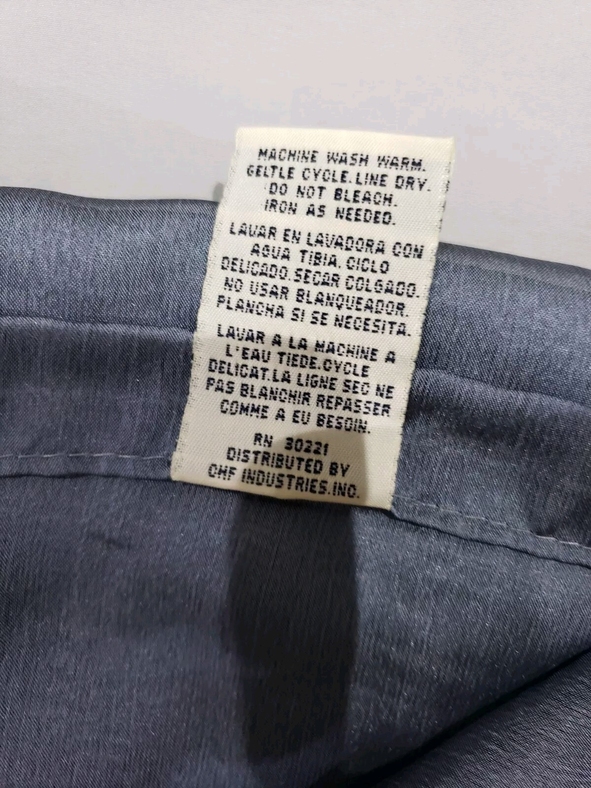 Peri Homeworks Collection Rectangular Scarf Curtain 42×216 Chiffonade Gray