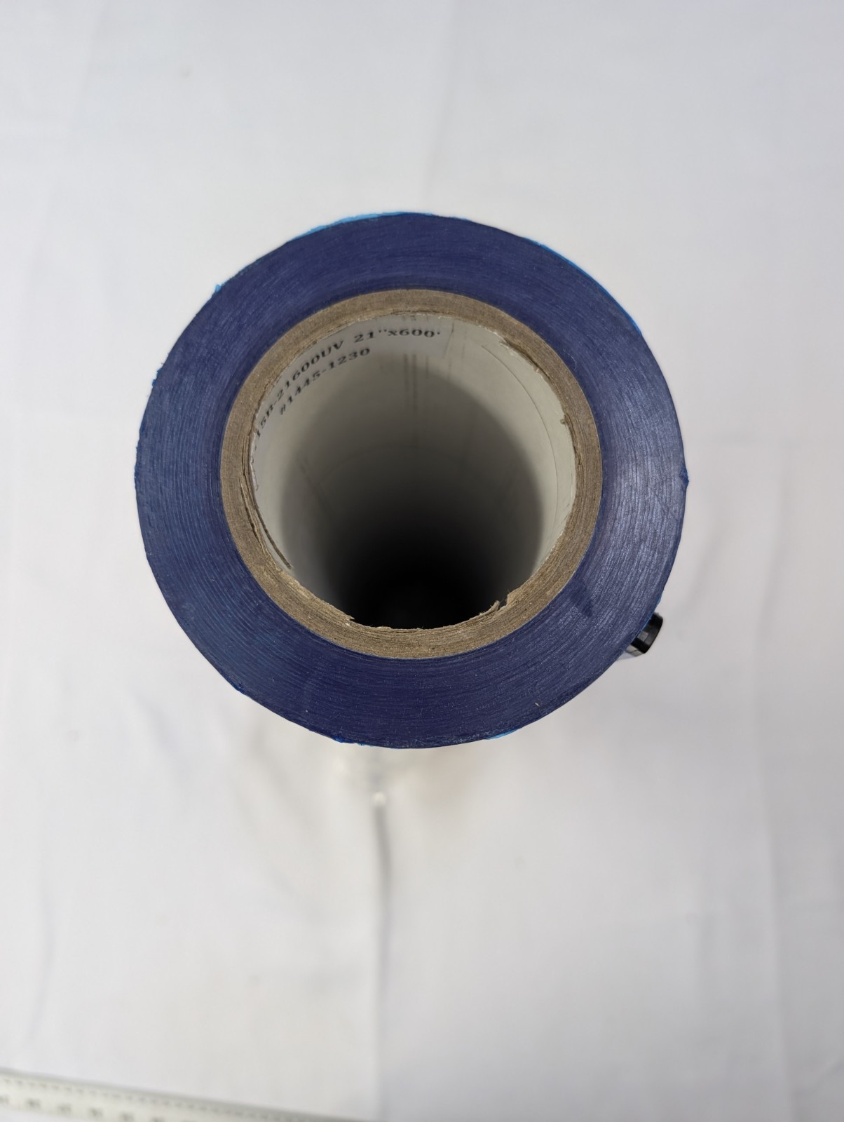 WT15B-21600UV 21″x600′ Blue Surface Protection Film Roll UV Resistant